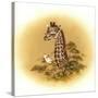 Giraffe-Peggy Harris-Stretched Canvas