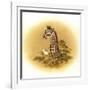 Giraffe-Peggy Harris-Framed Giclee Print