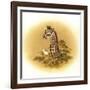 Giraffe-Peggy Harris-Framed Giclee Print