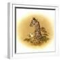 Giraffe-Peggy Harris-Framed Premium Giclee Print