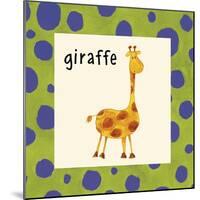 Giraffe-null-Mounted Giclee Print