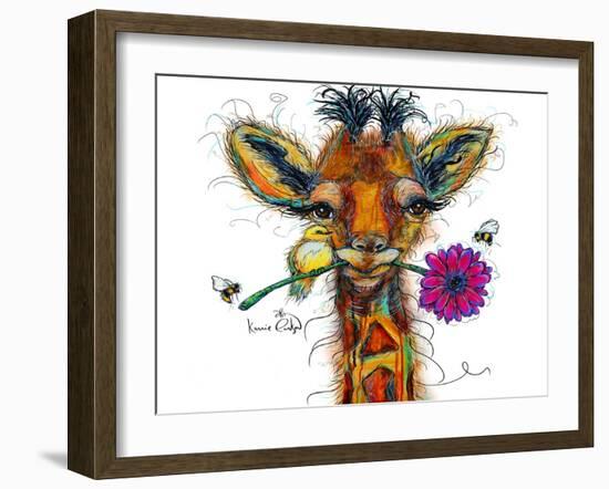 Giraffe-Karrie Evenson-Framed Art Print