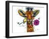 Giraffe-Karrie Evenson-Framed Art Print