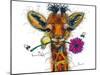 Giraffe-Karrie Evenson-Mounted Art Print