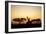 Giraffes at Dusk, Chobe National Park, Botswana-Paul Souders-Framed Photographic Print