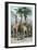 Giraffes Browsing, C1885-null-Framed Giclee Print