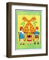 Giraffes - Child Life-Hazel Frazee-Framed Giclee Print