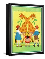Giraffes - Child Life-Hazel Frazee-Framed Stretched Canvas
