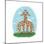 Giraffes In Love-Ashley Santoro-Mounted Giclee Print
