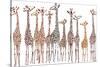 Giraffes-Milovelen-Stretched Canvas