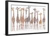 Giraffes-Milovelen-Framed Art Print