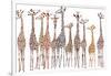 Giraffes-Milovelen-Framed Art Print