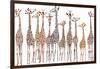 Giraffes-Milovelen-Framed Art Print