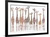 Giraffes-Milovelen-Framed Art Print