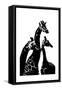 Giraffes-Alex Cherry-Framed Stretched Canvas