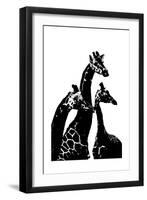 Giraffes-Alex Cherry-Framed Art Print