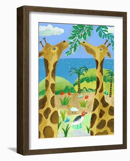 Giraffes-Nathaniel Mather-Framed Giclee Print