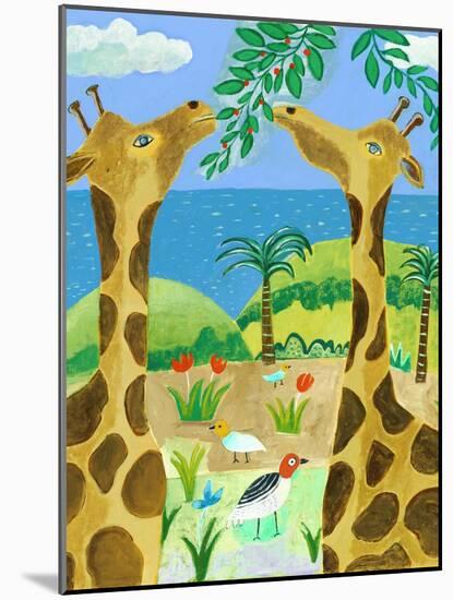 Giraffes-Nathaniel Mather-Mounted Giclee Print