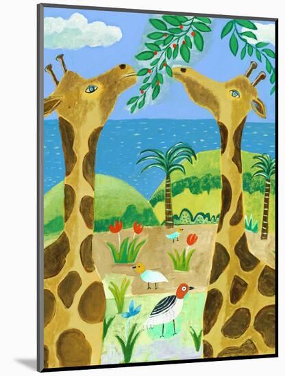 Giraffes-Nathaniel Mather-Mounted Giclee Print