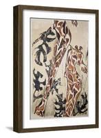 Giraffes-Norma Kramer-Framed Art Print