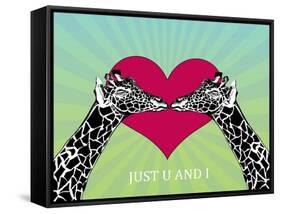 Giraffes-Mark Ashkenazi-Framed Stretched Canvas