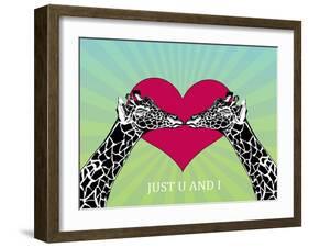 Giraffes-Mark Ashkenazi-Framed Giclee Print