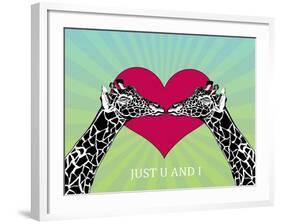 Giraffes-Mark Ashkenazi-Framed Giclee Print