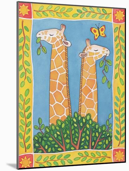 Giraffes-Cathy Baxter-Mounted Giclee Print