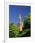 Giralda Framed by Orange Trees, Seville, Andalucia, Spain, Europe-Tomlinson Ruth-Framed Photographic Print