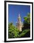 Giralda Framed by Orange Trees, Seville, Andalucia, Spain, Europe-Tomlinson Ruth-Framed Photographic Print