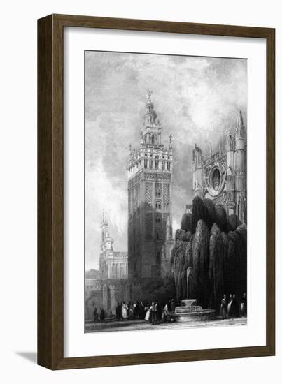 Giralda, Seville-David Roberts-Framed Art Print