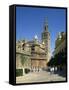 Giralda Tower in the City of Seville, Andalucia, Spain, Europe-Lee Frost-Framed Stretched Canvas
