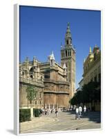 Giralda Tower in the City of Seville, Andalucia, Spain, Europe-Lee Frost-Framed Photographic Print