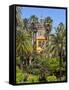 Giralda Tower Seen from Alcazar Gardens, Seville, Spain-Alan Copson-Framed Stretched Canvas