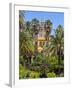 Giralda Tower Seen from Alcazar Gardens, Seville, Spain-Alan Copson-Framed Photographic Print