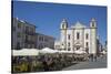 Giraldo Square and St. Anton's Church, Evora, UNESCO World Heritage Site, Portugal, Europe-Richard Maschmeyer-Stretched Canvas