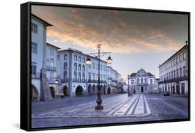 Giraldo Square (Praca Do Giraldo) in the Historic Centre, Evora, Alentejo, Portugal-Alex Robinson-Framed Stretched Canvas