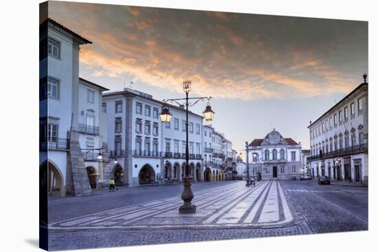 Giraldo Square (Praca Do Giraldo) in the Historic Centre, Evora, Alentejo, Portugal-Alex Robinson-Stretched Canvas