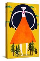 Girant Girl-Treechild-Stretched Canvas