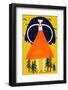 Girant Girl-Treechild-Framed Photographic Print