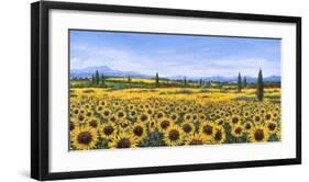 Girasoli-Tebo Marzari-Framed Art Print