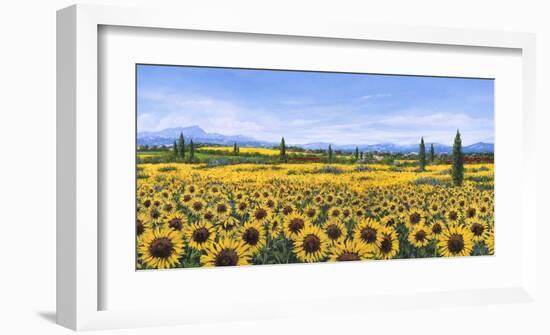 Girasoli-Tebo Marzari-Framed Art Print