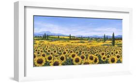 Girasoli-Tebo Marzari-Framed Art Print