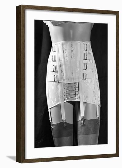 Girdle with Garters Displayed on Mannequin-Philip Gendreau-Framed Photographic Print