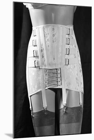 Girdle with Garters Displayed on Mannequin-Philip Gendreau-Mounted Photographic Print