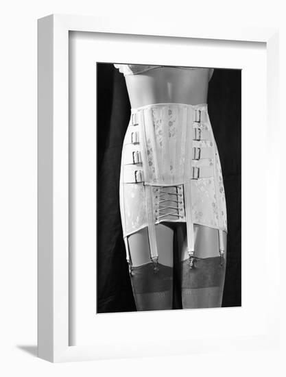 Girdle with Garters Displayed on Mannequin-Philip Gendreau-Framed Photographic Print