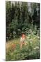 Girl Among the Wild Flowers, 1880-Olga Antonova Lagoda-Shishkina-Mounted Giclee Print