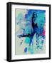 Girl and a Car-NaxArt-Framed Art Print