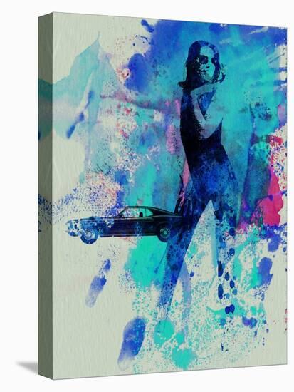 Girl and a Car-NaxArt-Stretched Canvas