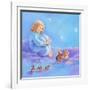 Girl and Animals in Clouds I-Judy Mastrangelo-Framed Giclee Print